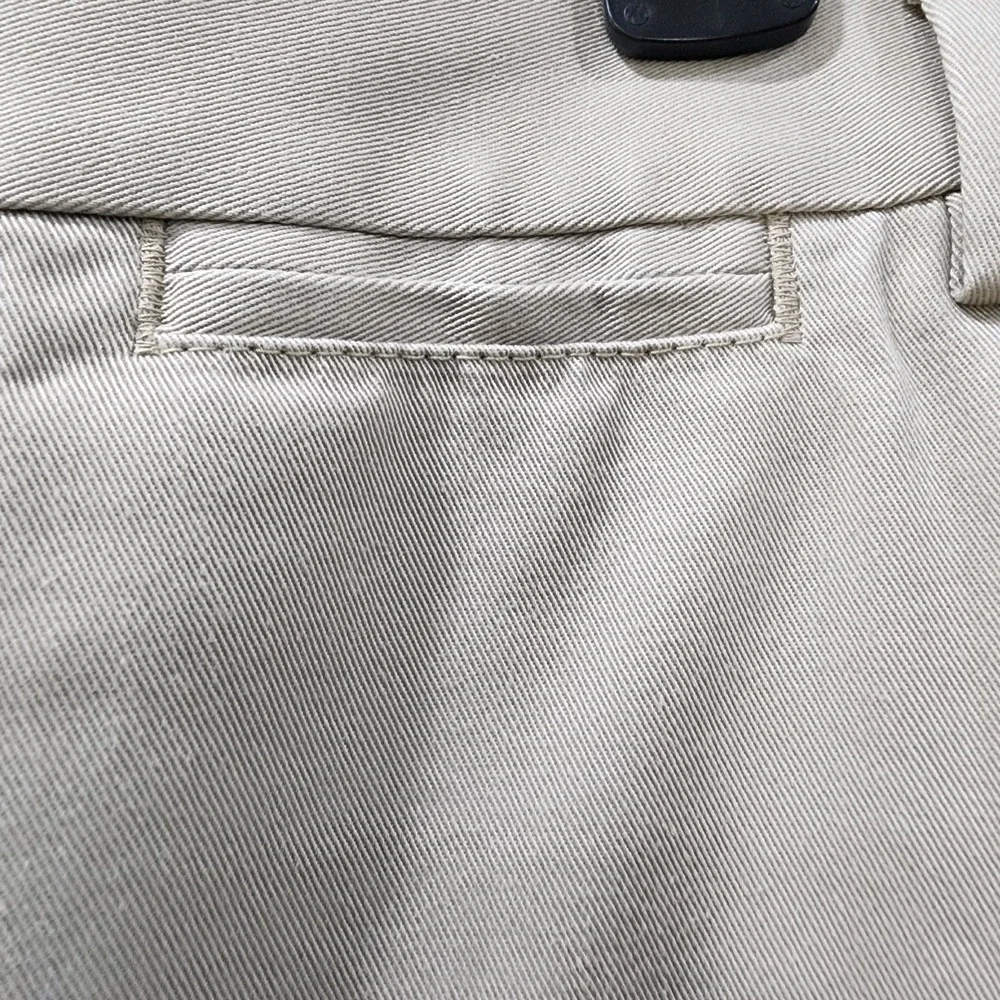 Vtg Mens L.L. Bean Classic Tan Khaki Chinos Pants Size 38